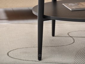 Măsuță de cafea Randolf Xl (stejar + negru). 1111701