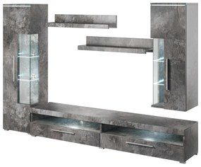 Mobilier living Indiko Typ 10 (schiefer) (cu iluminat). 1108212