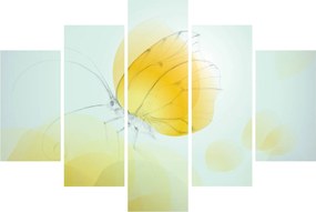 Tablou - Fluturele galben (150x105 cm)