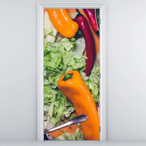 Fototapet pentru ușă - Legume (95x205cm)