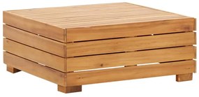 316088 vidaXL Set mobilier grădină cu perne, 2 piese, lemn masiv de acacia