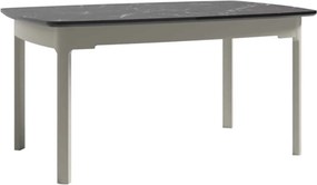 Masă lemn masiv crem Dining Santiago II Extensibilă 155/, 305 × 100 × 77 cm
