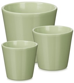 Set ghivece de flori conice Ø 14, 17, 22 cm