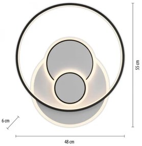 Plafonieră LED Paul Neuhaus 6392-16 MAILAK LED/27W/230V