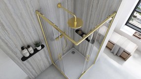 Cabina de dus Rea City 80x80 cm Gold Brush