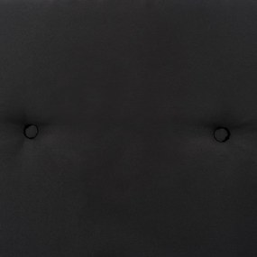 Perna de banca de gradina, negru si gri, 120 x 50 x 3 cm