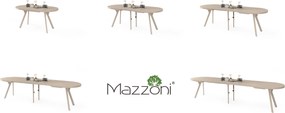 Mazzoni Masă ovală extensibilă EXPANSO Cașmir