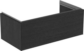 Dulap baza suspendat Ideal Standard Atelier Conca 1 sertar finisaj stejar inchis 100 cm