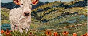 Tablou - Imitație de motiv tricotat (120x50 cm)