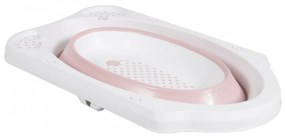 Cadita pliabila premium pentru bebelusi si copii NOVOKIDS™ Hawaiian Folding Tub, Cu stender si accesorii de baie, Dimensiuni 84x48x23 cm, Supapa