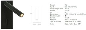 Aplica de perete cu spot LED directionabil Minimal