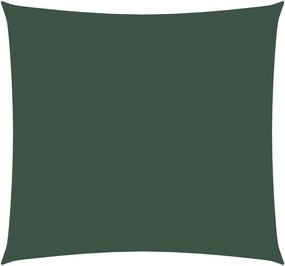 vidaXL Parasolar, verde închis, 3,6x3,6 m, țesătură oxford, pătrat