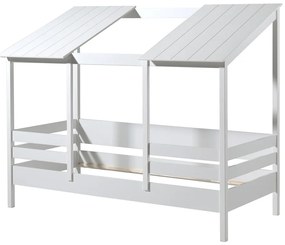 Set de Pat copii Vipack conține un Pat copii Vipack 09 acoperiș și un roll-slat 16s și o SALTEA PAT COPII