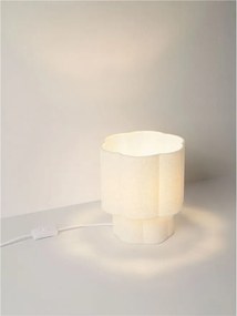 Veioza, Lampa de masa cu abajur bej BLOOSY