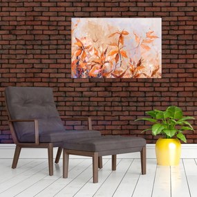 Tablou - Flori pictate (90x60 cm)