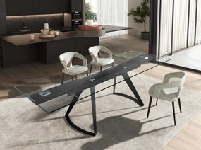 Scaun modern design italian, Tesatura Off-White
