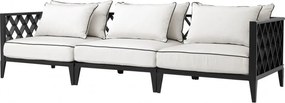Canapea pentru interior si exterior Ocean Club, negru 113617 HZ