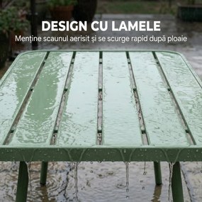 Outsunny canapele metalice verzi | Aosom Romania