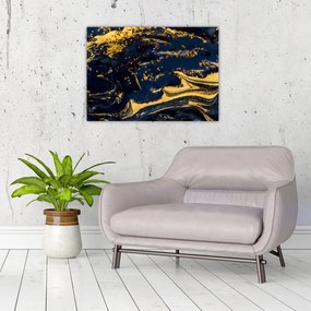Tablou pe sticlă abstracției (70x50 cm)