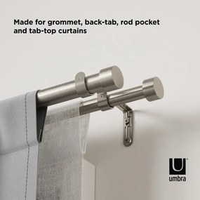 Galerie de perdea extensibilă 305-457 cm din oțel Cappa – Umbra