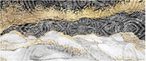 Tablou - Mandala în marmură (120x50 cm)