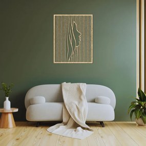 SENTOP | Siluetă decorativă de perete din lemn cu chipul unei femei | PERSONA