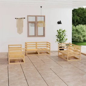 3075439 vidaXL Set mobilier de grădină, 6 piese, lemn masiv de pin