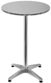 Deuba Masa de bar din aluminiu - Ø60 cm pliabila