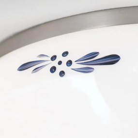 Plafonieră Orion DL 7-673 LANDHAUS 2xE27/60W/230V d. 28 cm mm crom/alb