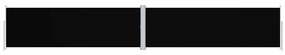 Copertina laterala retractabila, negru, 160x1000 cm Negru, 160 x 1000 cm