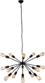 Nowodvorski Lighting Rod lampă suspendată mai mult de 6x60 W negru 9733