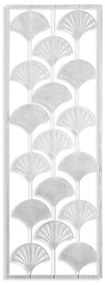Decorațiune de perete din metal 32x90 cm Gingko – Wallity