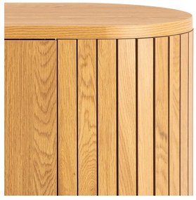 Comodă în culoare naturală cu aspect de lemn de stejar 160x80x45 cm Colima – Actona