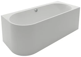 Cada freestanding Kreiner Andrea 175x75 cm finisaj alb dreapta lipita de perete BTW