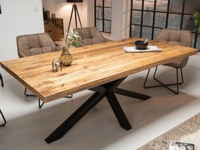 Masa design industrial Galaxie 200cm, mango