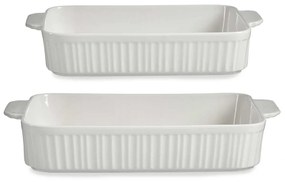 Set 2 vase din porțelan pentru copt