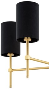 Lustra cu 5 brate eleganta ABRUZZO negru
