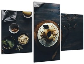 Tablou cu desert pe masă (90x60 cm)