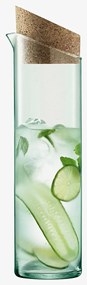 Carafă Canopy, 1.3 L, transparentă/plută - LSA International
