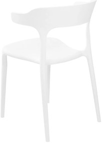 Set 4 buc scaun tip bar Gerry (alb). 1079155