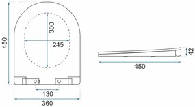 capac PP ABS FLAT WHITE