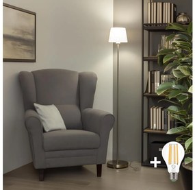 Brilagi - Lampadar LED CERIA, 1xE27/40W/230V, Ø 20,5 cm, alb/crom mat