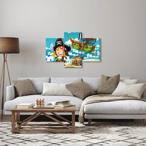 Tablou - Comoara piraților (90x60 cm)