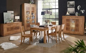 Masă lemn masiv dining Rustic Home disponibilă în trei dimensiuni - 200×100 cm