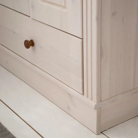 Șifonier alb din lemn de pin 65x180 cm Anita – Støraa