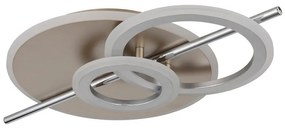 Plafoniera LED metal sampanie NORRIS