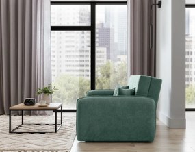 Canapea extensibila cu 2 locuri LAINE, verde