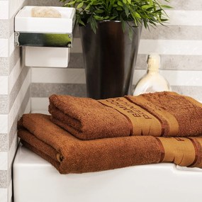 Prosop de corp 4Home Bamboo Premium maro, , 70 x 140 cm