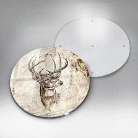 Tocător de bucătărie Ilustrație de animale de cerb