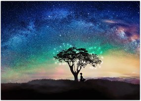 Tablou - Relaxare sub stele (70x50 cm)